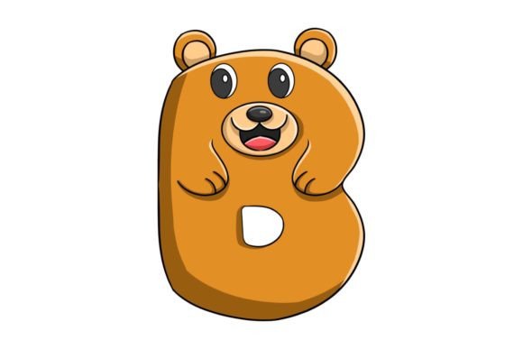 Animal Alphabet Letter B Illustration: A Designer's Take