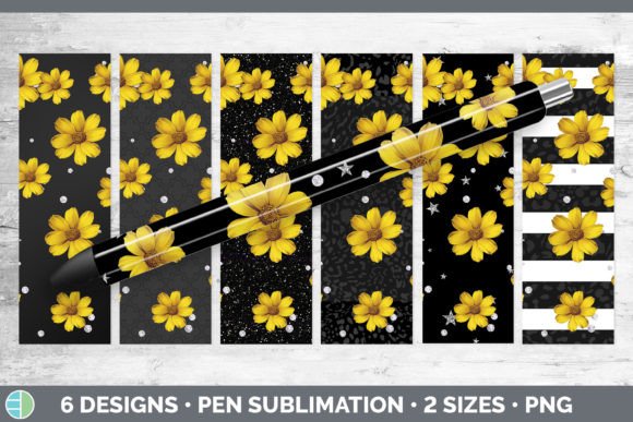 Black Animal Print Pen Wraps: Epoxy Sub & Sublimation Bundle