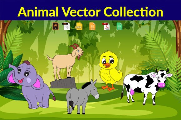 Bringing Personality to Projects with Cartoon Animal Clipart