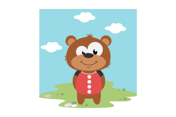 Cute Baby Bear Animal Cartoon: A Charming Typeface for Playful Brands