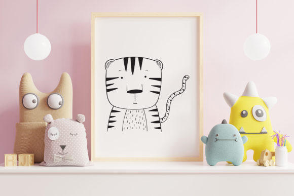 Cute Tiger Animal Clip Art: Your Go-To Design Asset