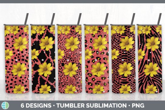 Red Animal Print Tumbler Sublimation Bundle: Unleash Your Creativity