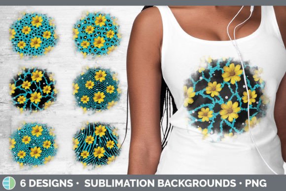 Teal Animal Print Background: Bold Grunge Texture
