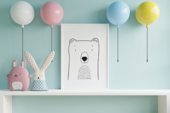 Wall Art,Cute Bear Animal Clip Art: A Designer's Guide