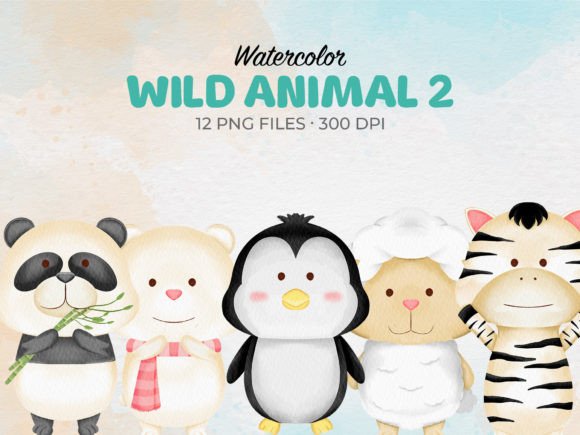 Watercolor Cute Wild Animal 2 Clipart: A Designer’s Guide