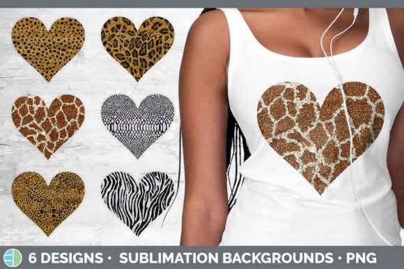 Wild Hearts: Crafting with Glitter and Animal Print